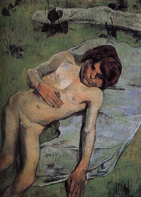 Paul Gauguin Brittany nude juvenile